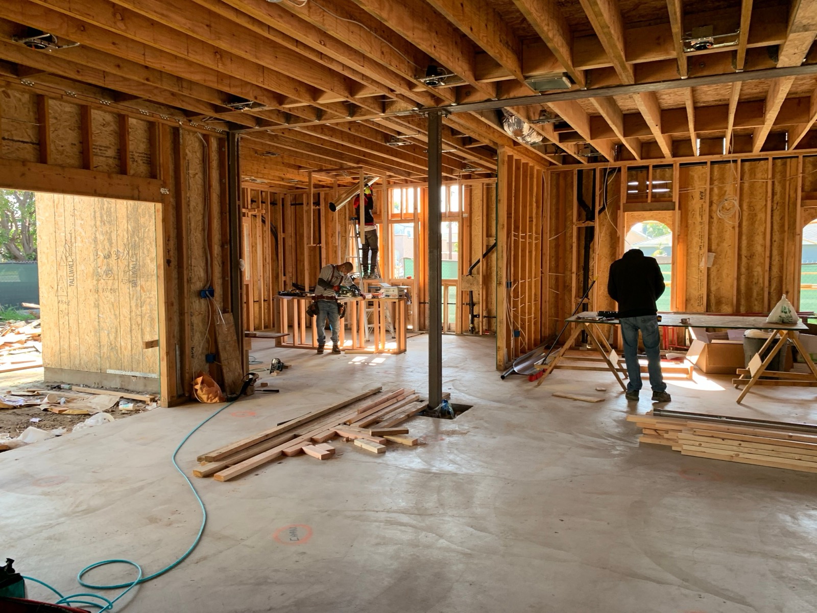 Construction worker on a jobsite